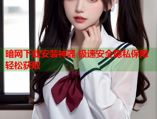 暗网下载安装神器 极速安全隐私保障轻松获取