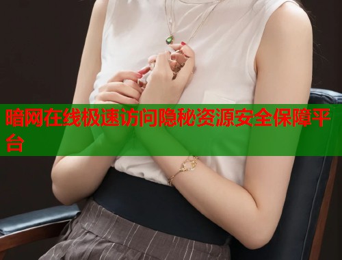 暗网在线极速访问隐秘资源安全保障平台