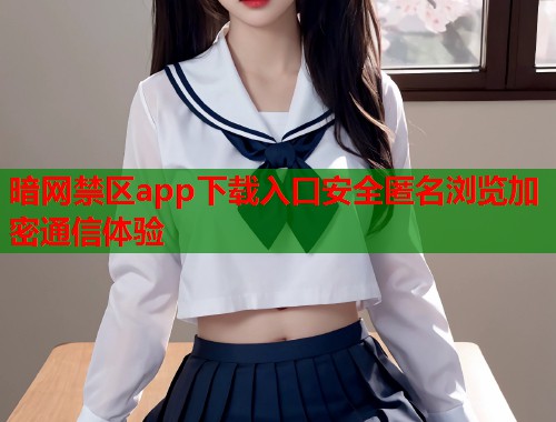 暗网禁区app下载入口安全匿名浏览加密通信体验