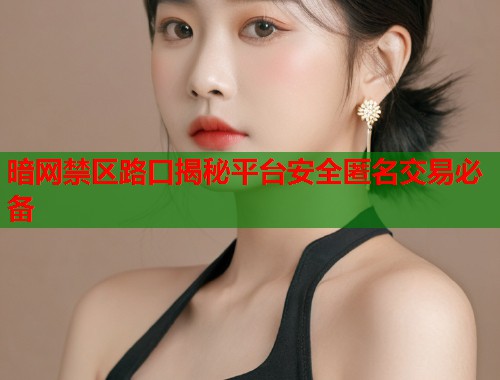 暗网禁区路口揭秘平台安全匿名交易必备