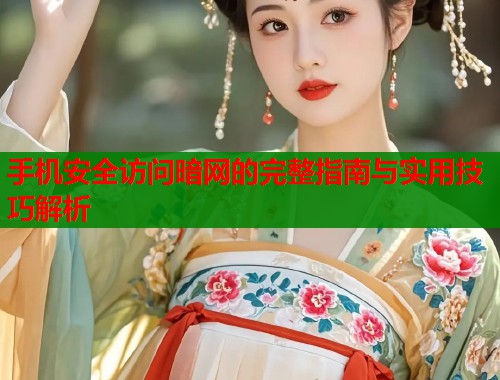 手机安全访问暗网的完整指南与实用技巧解析