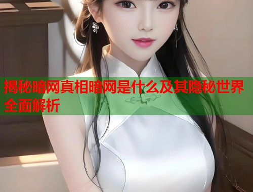 揭秘暗网真相暗网是什么及其隐秘世界全面解析