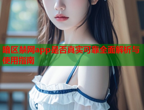 暗区禁网app是否真实可靠全面解析与使用指南