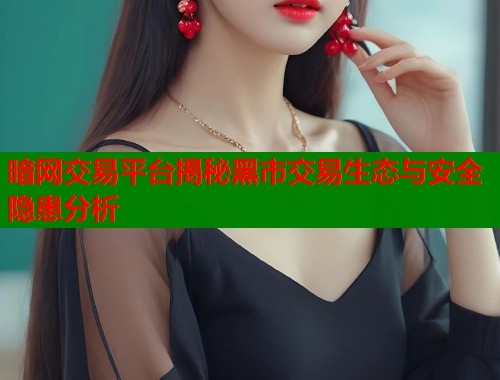 暗网交易平台揭秘黑市交易生态与安全隐患分析