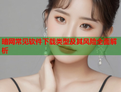 暗网常见软件下载类型及其风险全面解析