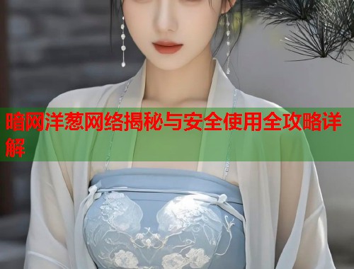 暗网洋葱网络揭秘与安全使用全攻略详解