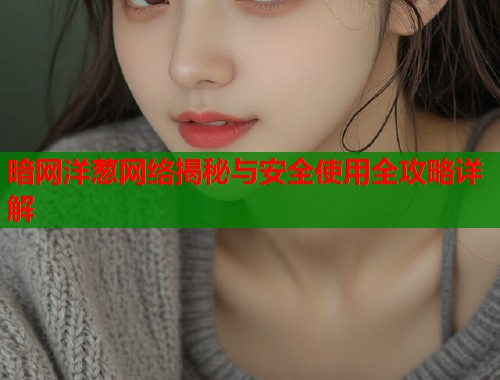暗网洋葱网络揭秘与安全使用全攻略详解