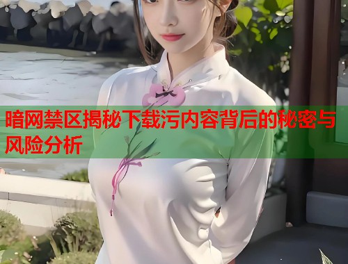暗网禁区揭秘下载污内容背后的秘密与风险分析