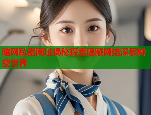暗网私密网址揭秘探索隐藏网络深层秘密世界