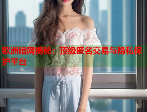 欧洲暗网揭秘：顶级匿名交易与隐私保护平台