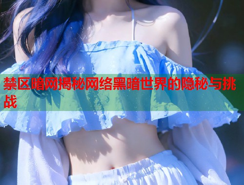 禁区暗网揭秘网络黑暗世界的隐秘与挑战
