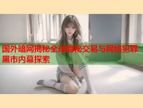 国外暗网揭秘全球隐秘交易与网络犯罪黑市内幕探索