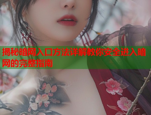 揭秘暗网入口方法详解教你安全进入暗网的完整指南