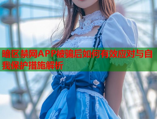 暗区禁网APP被骗后如何有效应对与自我保护措施解析