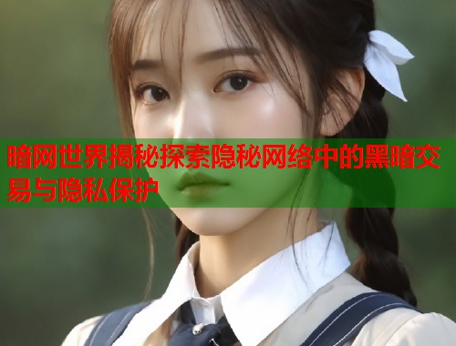 暗网世界揭秘探索隐秘网络中的黑暗交易与隐私保护