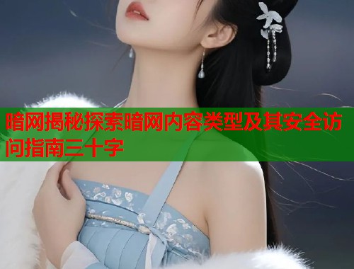 暗网揭秘探索暗网内容类型及其安全访问指南三十字