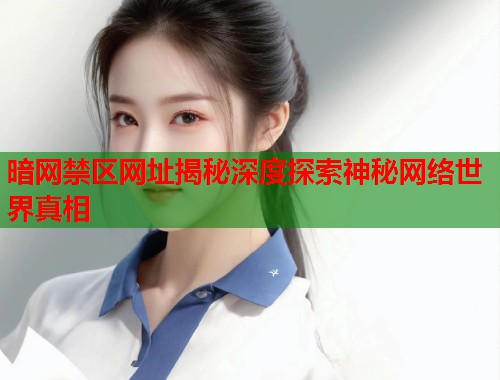 暗网禁区网址揭秘深度探索神秘网络世界真相