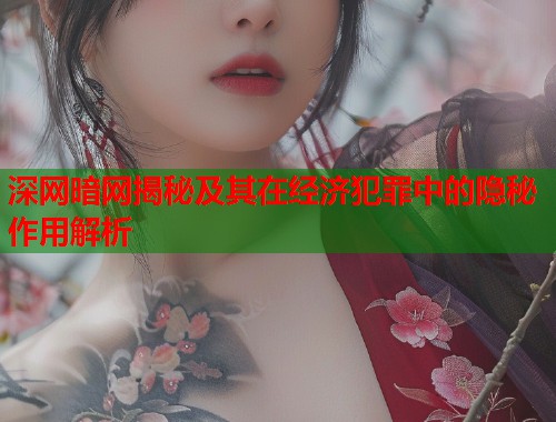 深网暗网揭秘及其在经济犯罪中的隐秘作用解析