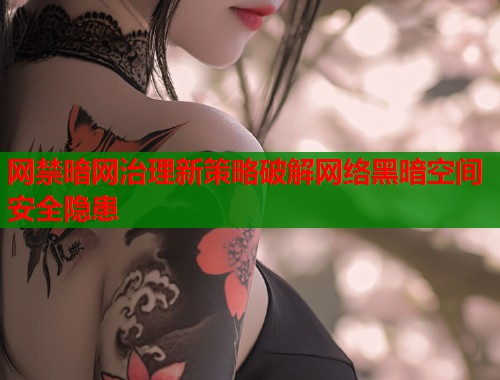 网禁暗网治理新策略破解网络黑暗空间安全隐患